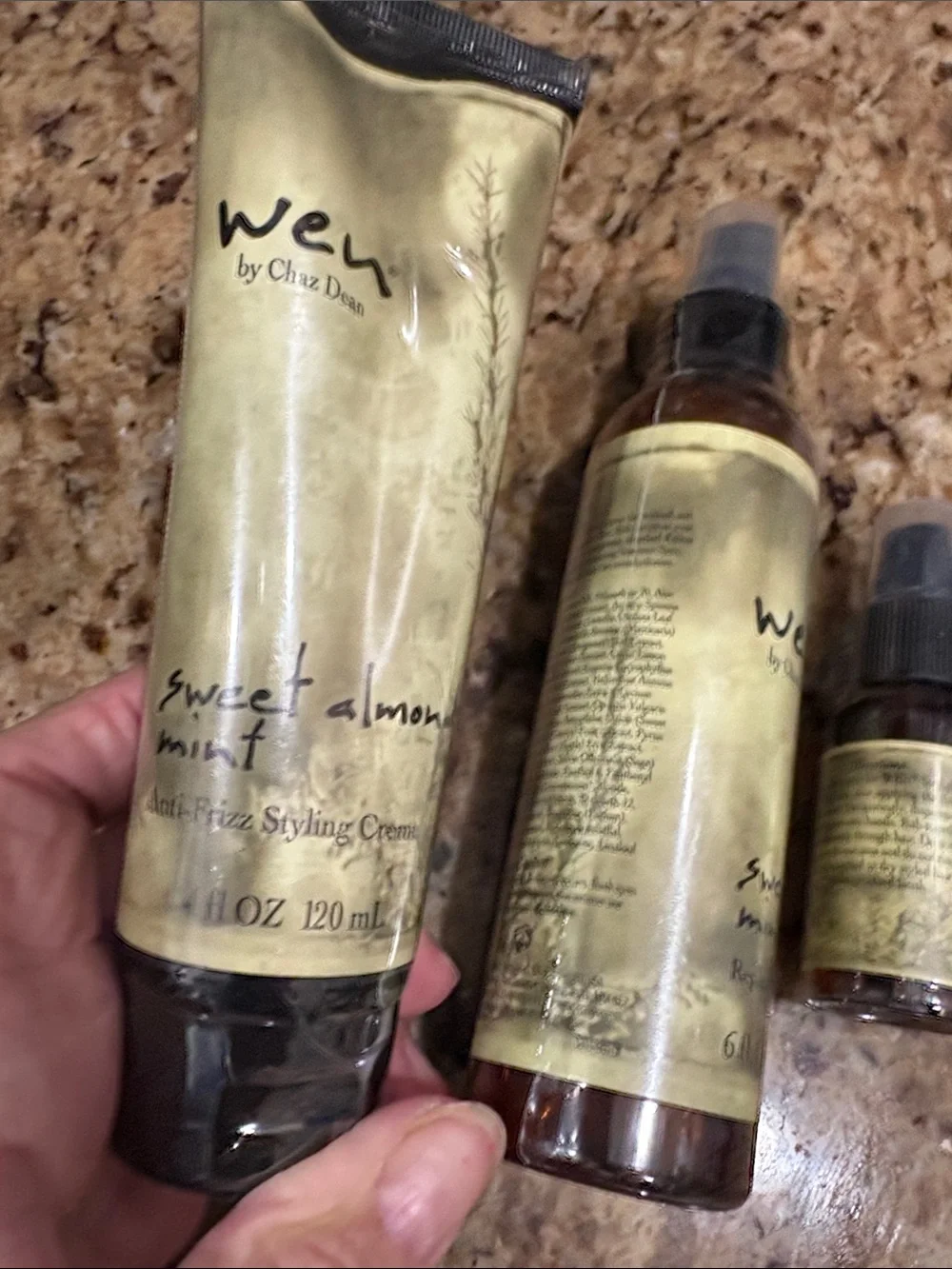 WEN Sweet Almond Mint Hair Care Set - Green Labels